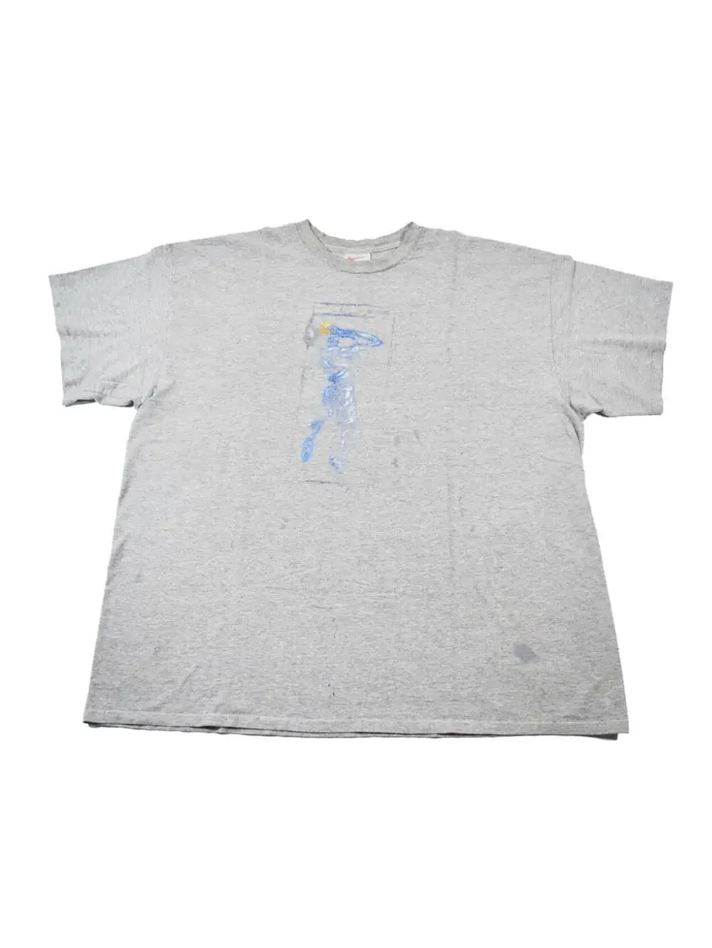 Vintage Nike Basketball 90s Gray NBA Sportswear Shirt Size 2X-Large